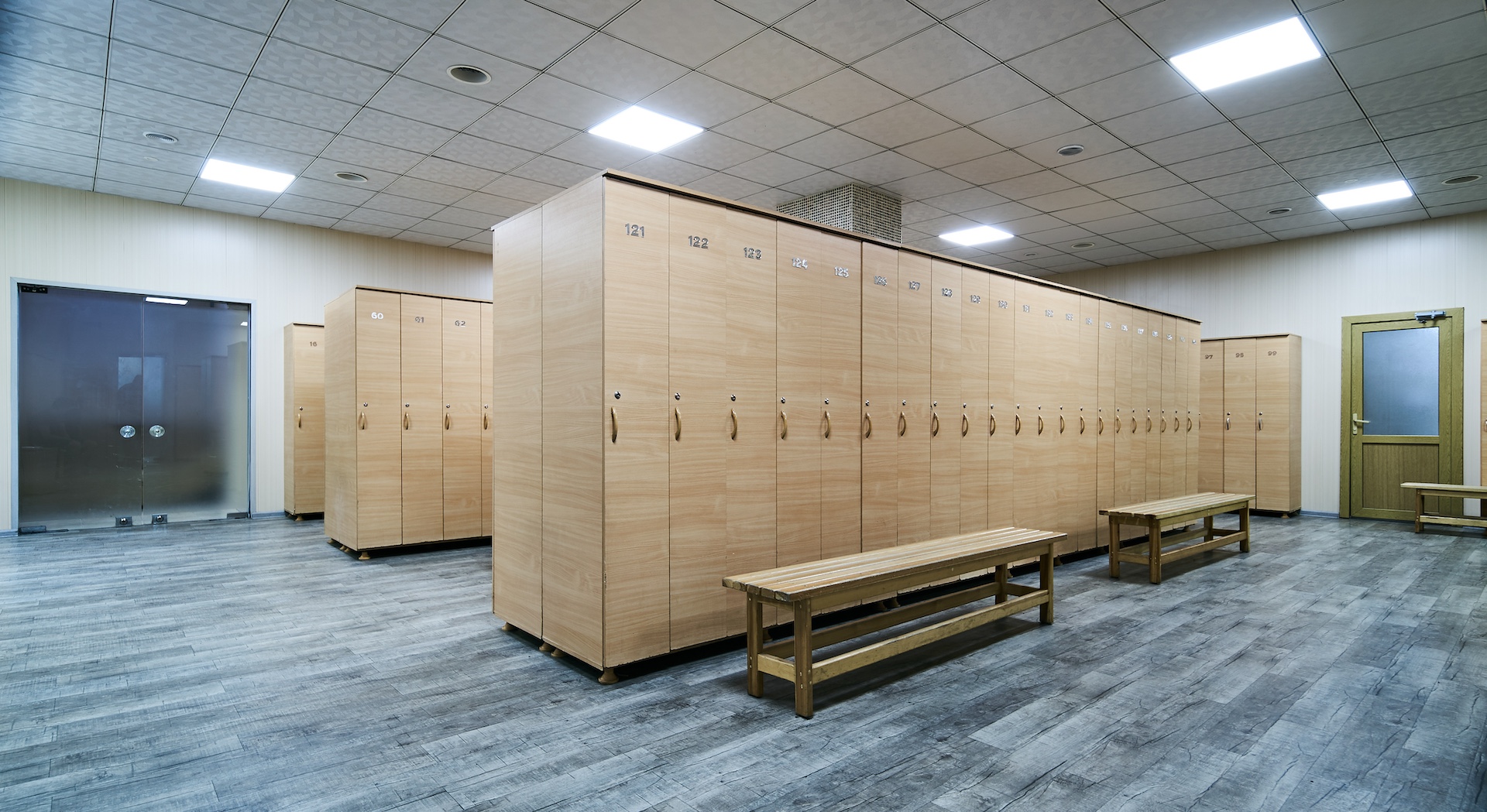 Lockers and Benches